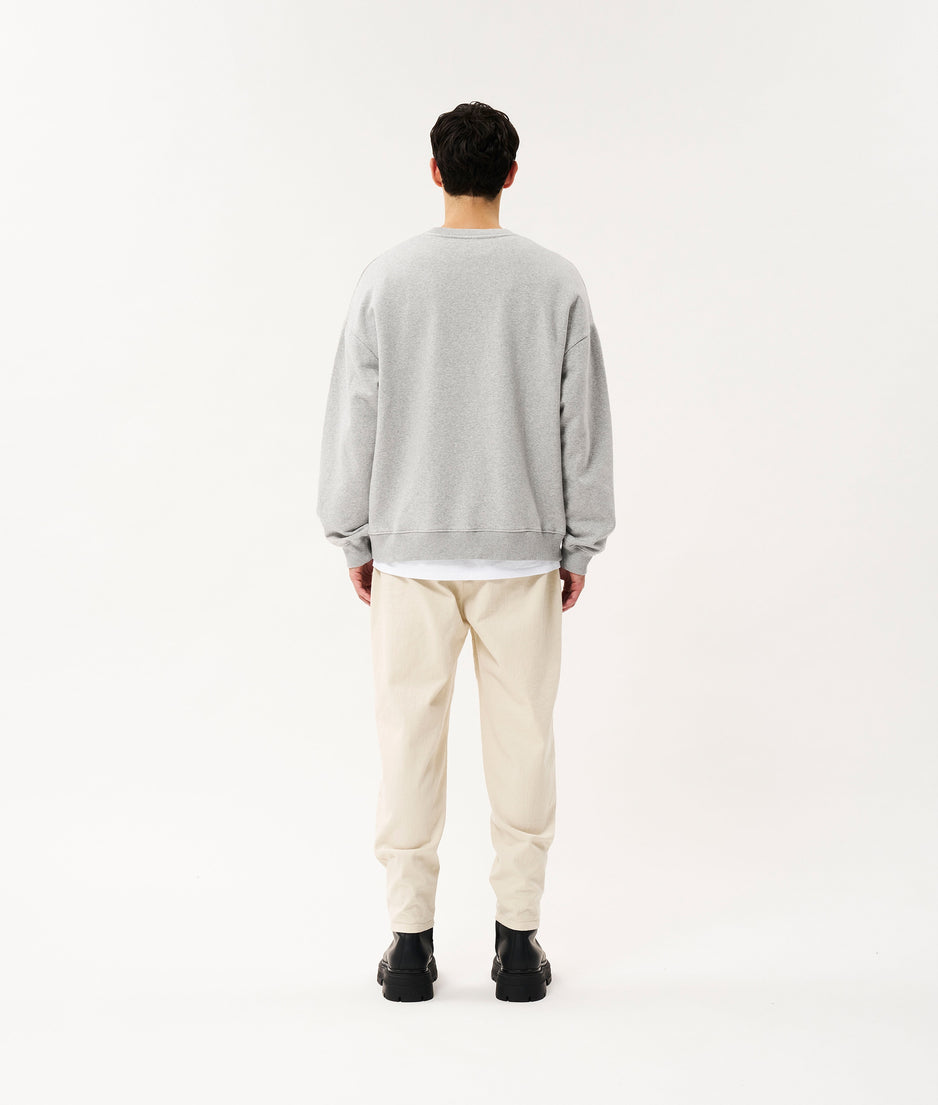 Human fleece sweater | light grey melee