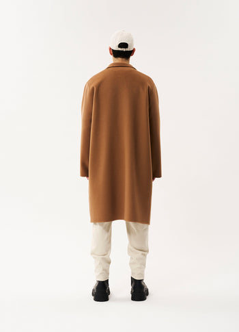 Brighton soft wool coat | camel
