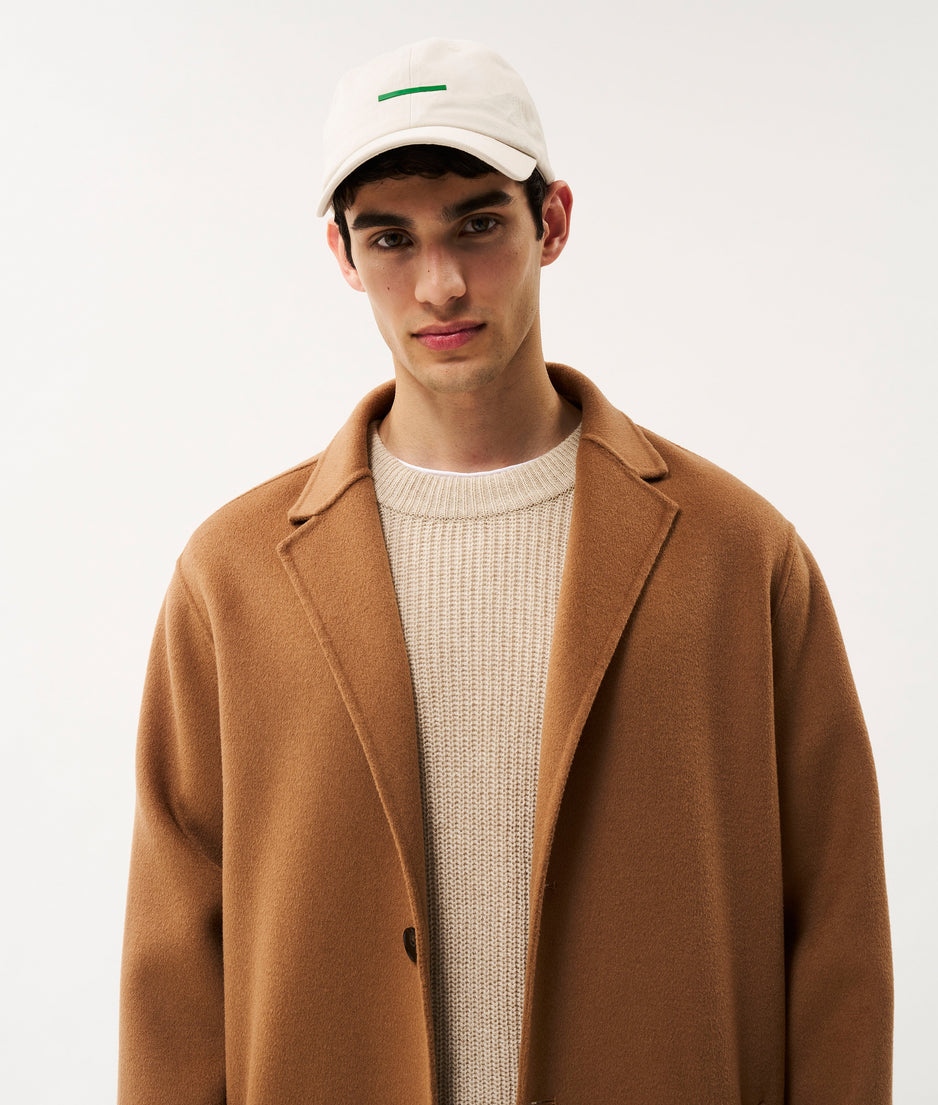 Brighton soft wool coat | camel