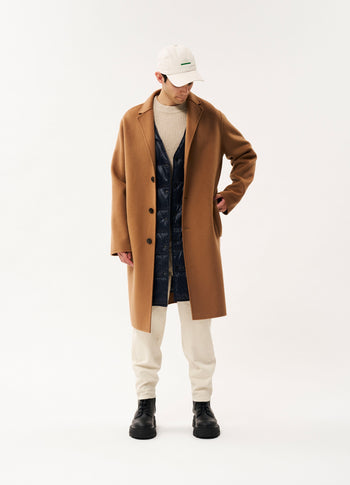 Brighton soft wool coat | camel