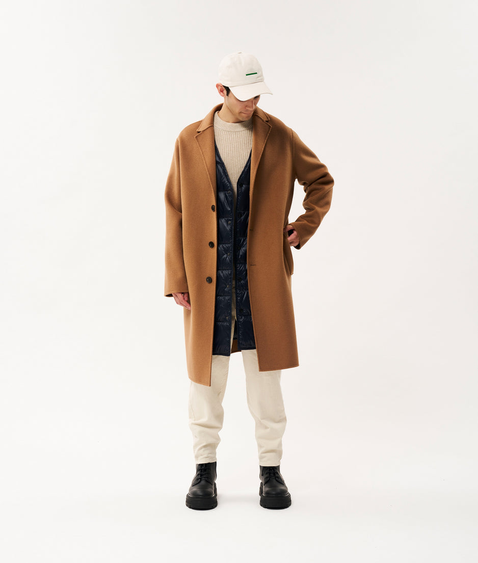 Brighton soft wool coat | camel