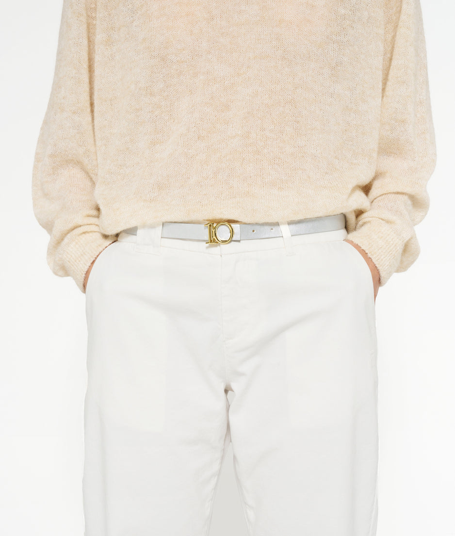 washed chino | ecru