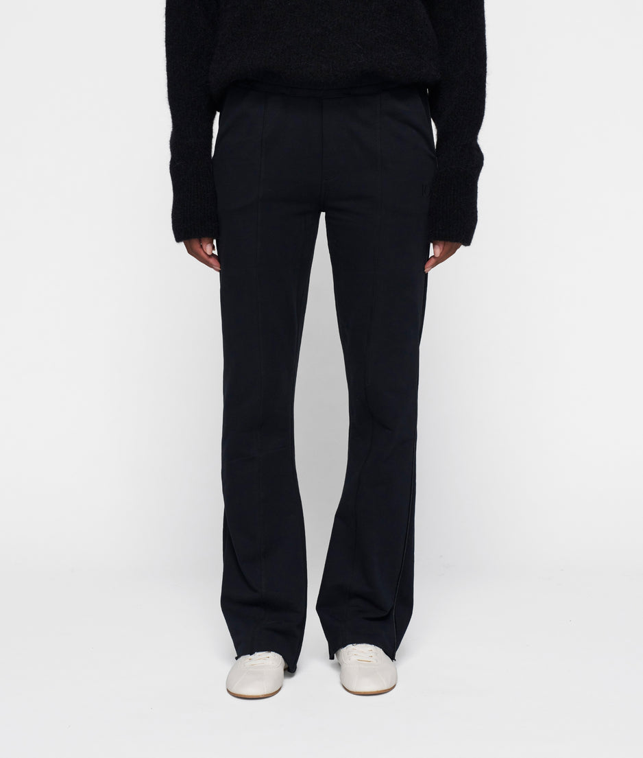 flared pants | black
