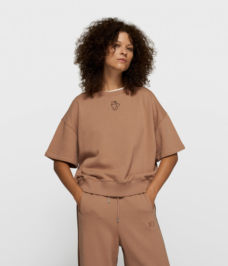 short sleeve sweater | fudge