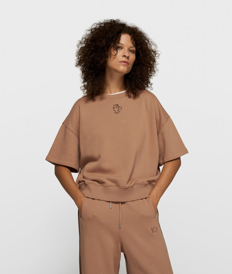 short sleeve sweater | fudge