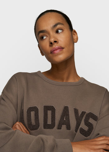 statement sweater | moonrock