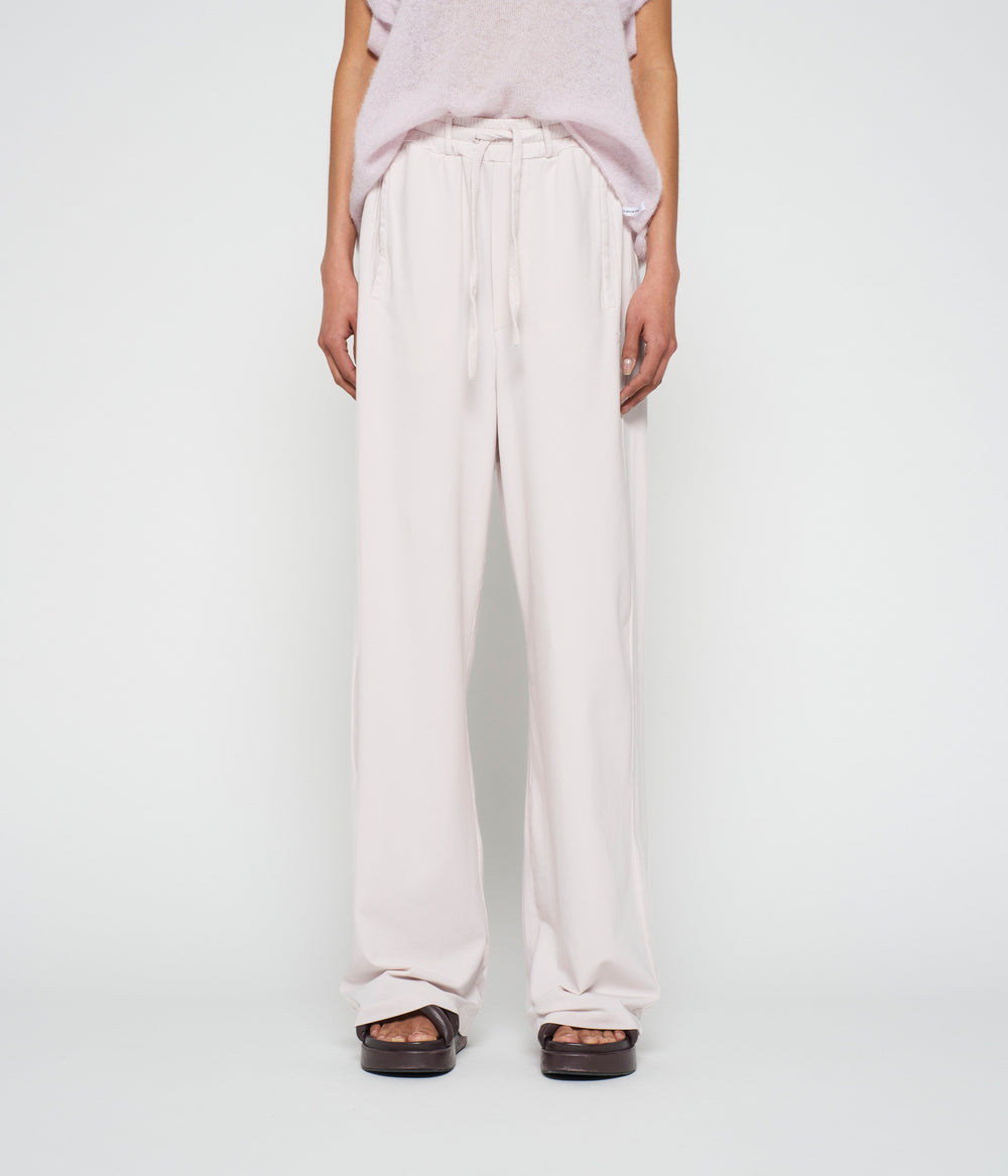 pants washed jersey | pale lilac