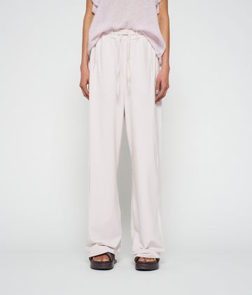 pants washed jersey | pale lilac