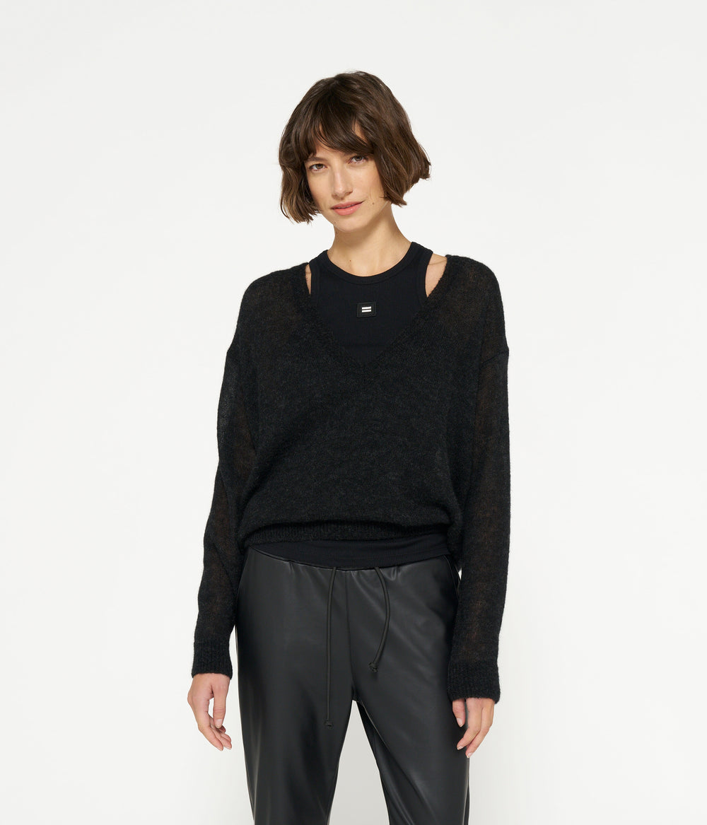 THE THIN SWEATER | black