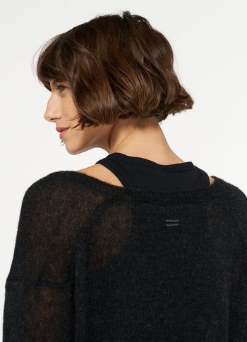 THE THIN SWEATER | black