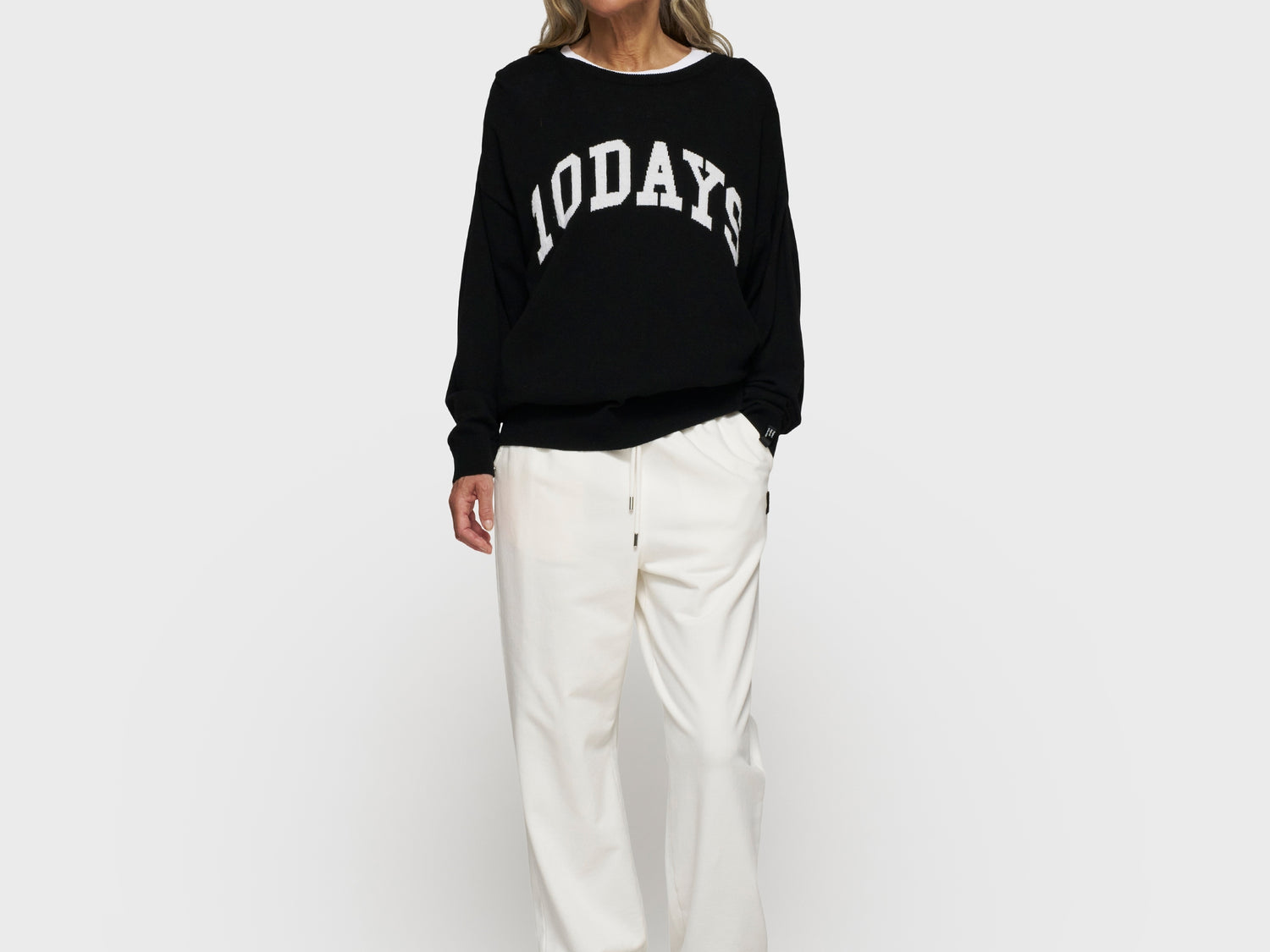 mid jogger 10 | ecru