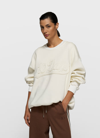statement sweater | pearl