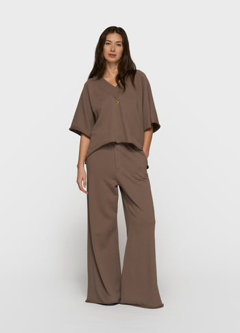 wide leg jogger | moonrock