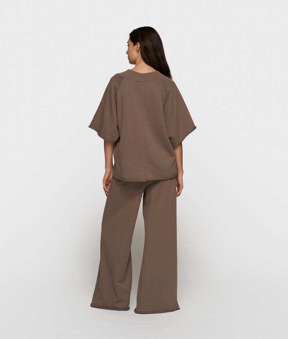 wide leg jogger | moonrock