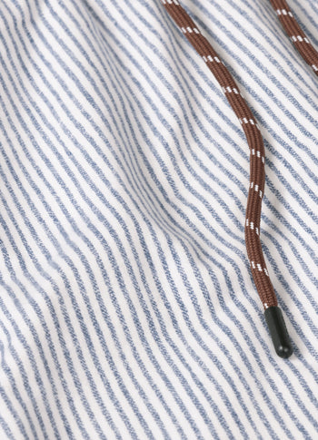 mid jogger stripes | white/blue