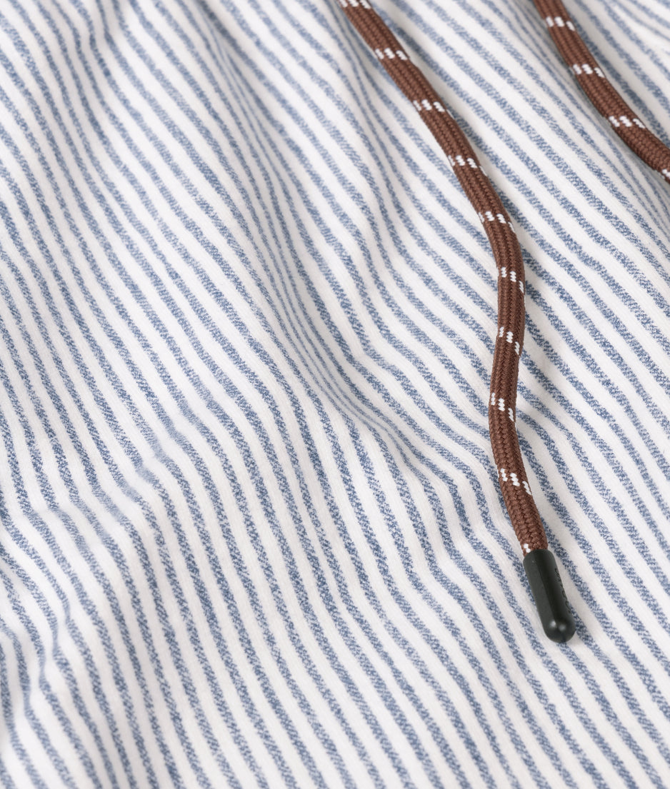 mid jogger stripes | white/blue