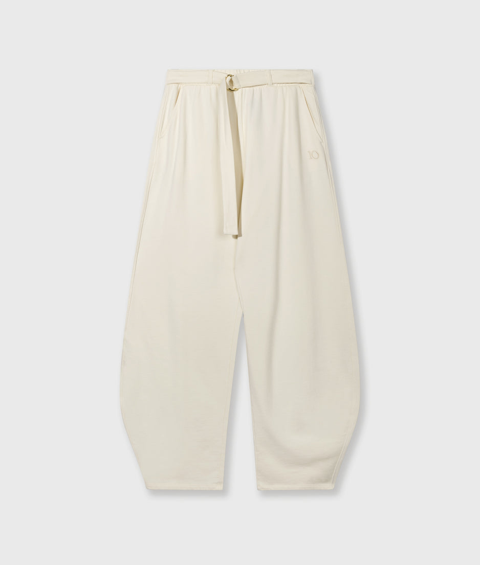 banana pants fleece | soft vanilla