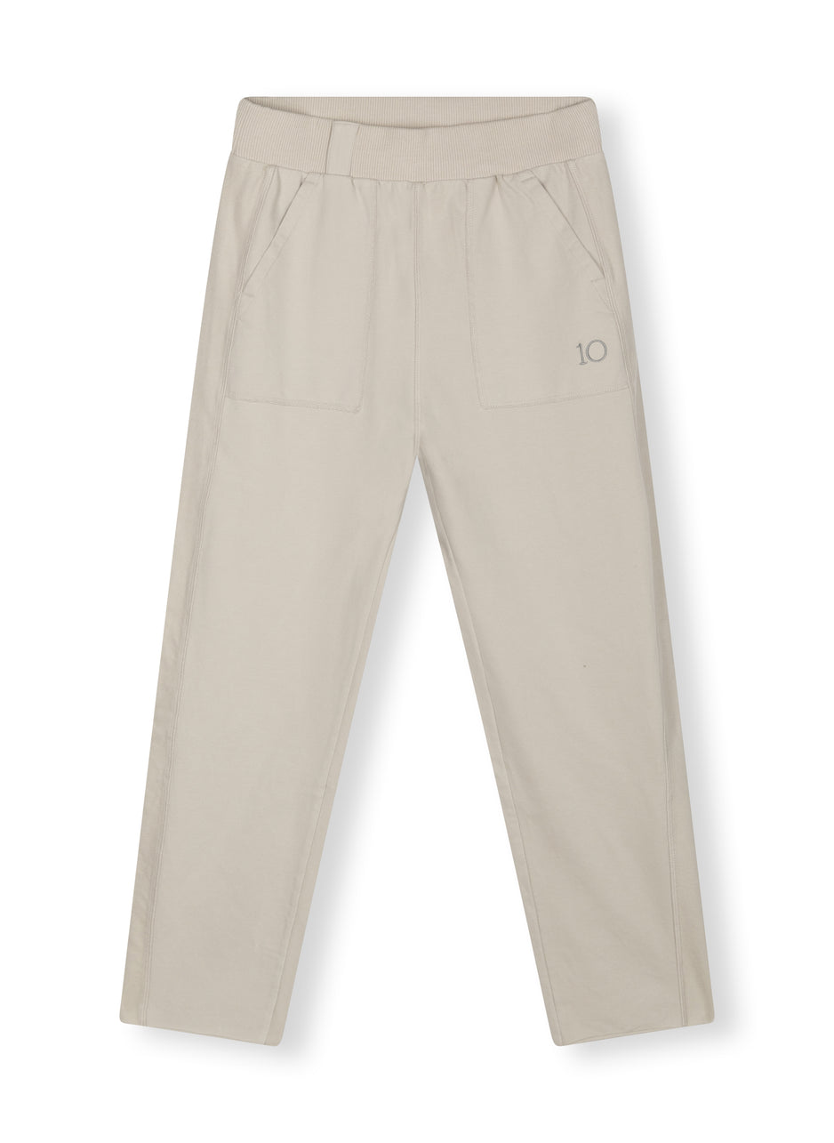 side panel jogger | grey sky