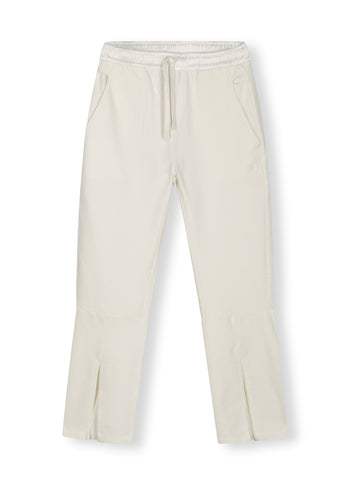 cropped jogger flare | ecru