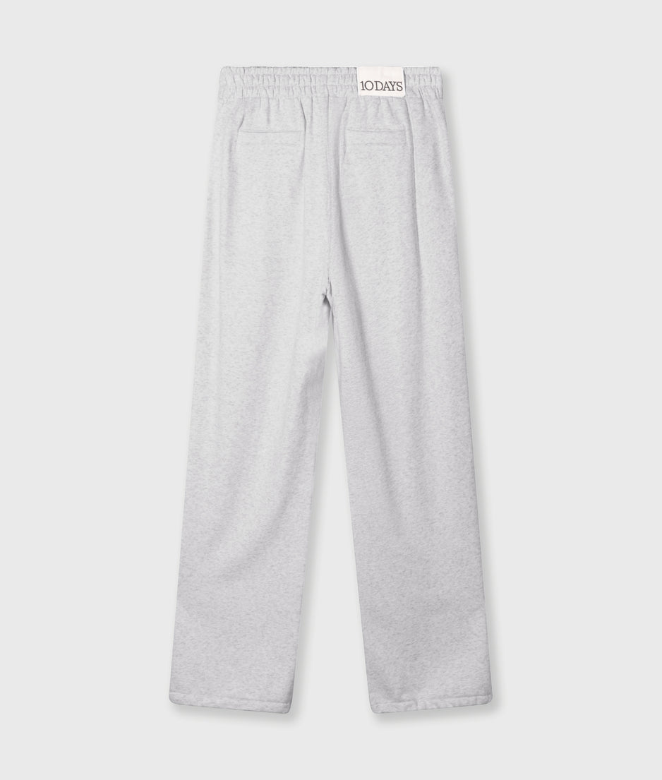 belt jogger | white grey melee