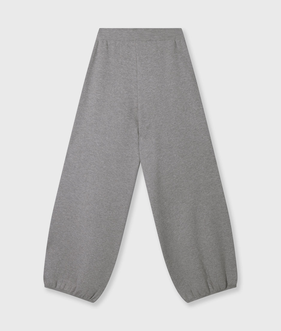 western knit pants | grey melee