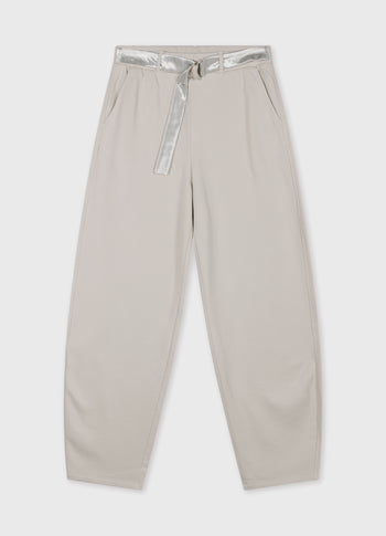 banana broek fleece | stone
