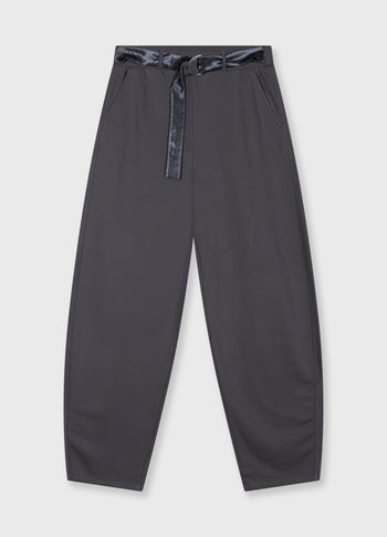 banana broek fleece | steel blue
