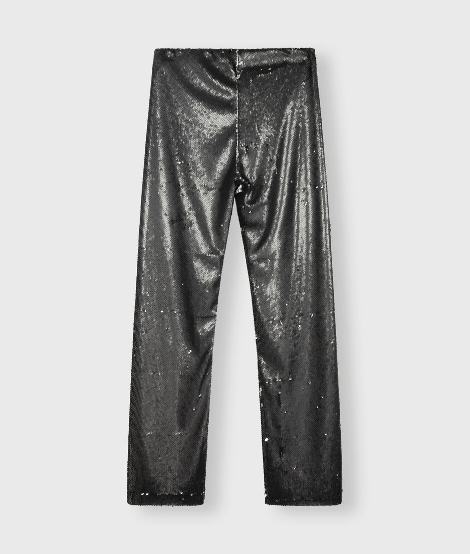 pants sequins | black