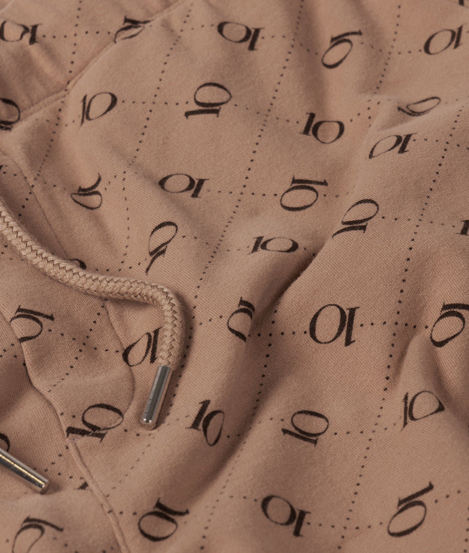 straight jogger monogram | fudge