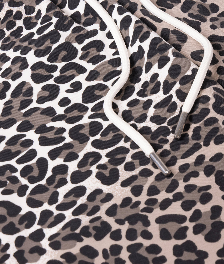 soft scuba pants leopard | ecru