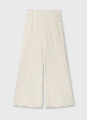 wide leg jogger | soft vanilla