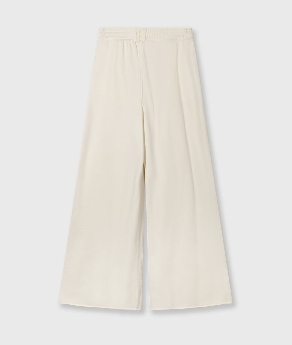 wide leg jogger | soft vanilla