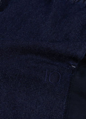 western broek chambray | dark blue