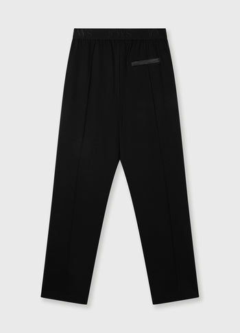 pleated pants | black