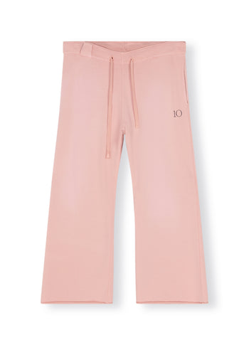 flared jogger | dusty peach