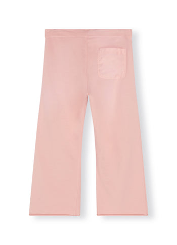 flared jogger | dusty peach