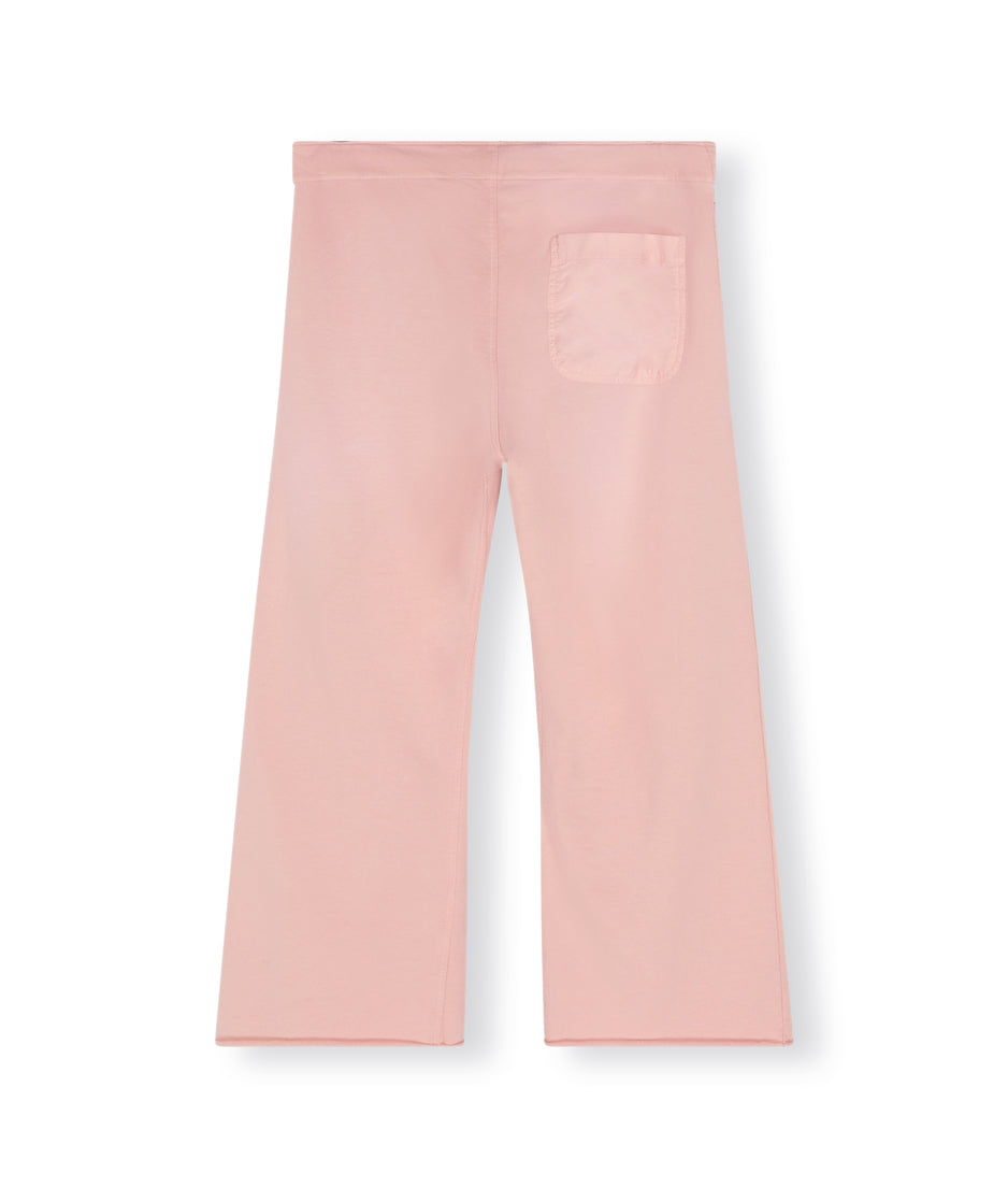 flared jogger | dusty peach