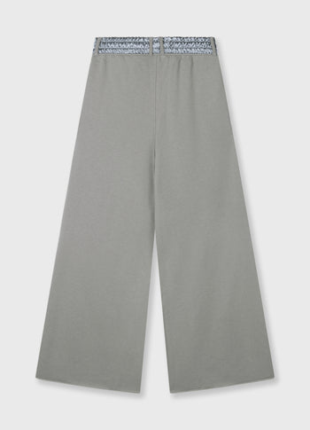 wide jogger | light graphite