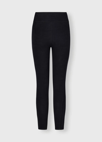 jersey yoga leggings | black