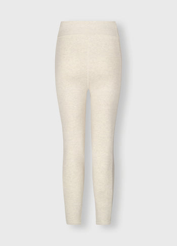 jersey yoga leggings | soft white melee