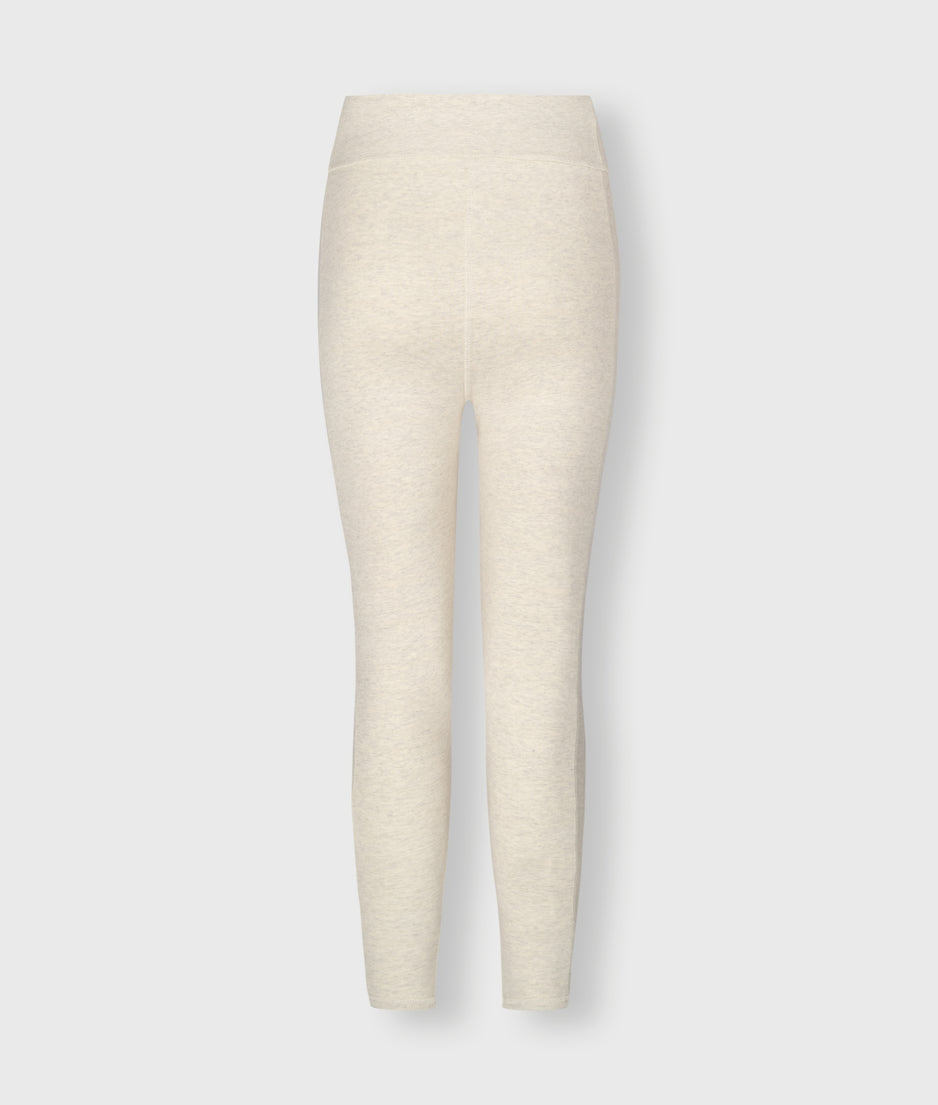 jersey yoga leggings | soft white melee