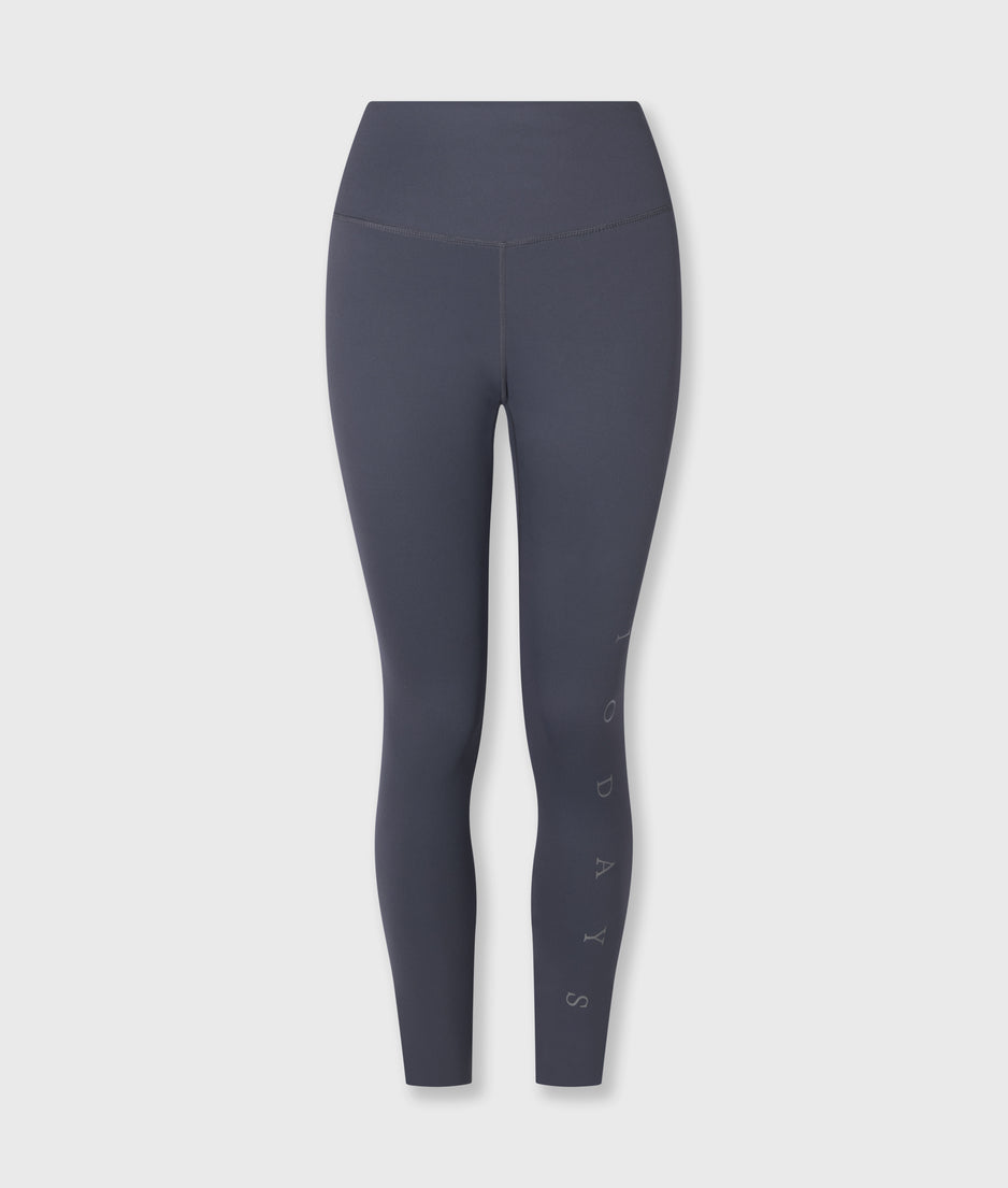 sporty legging | steel blue