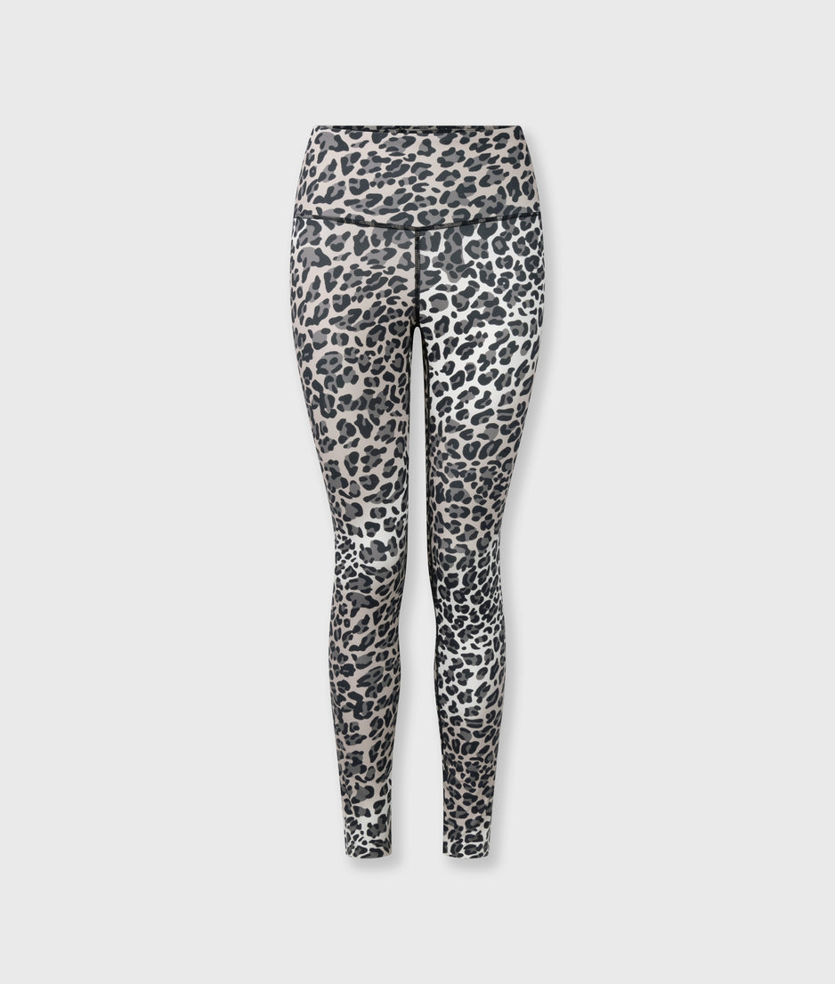 sporty leggings leopard | ecru
