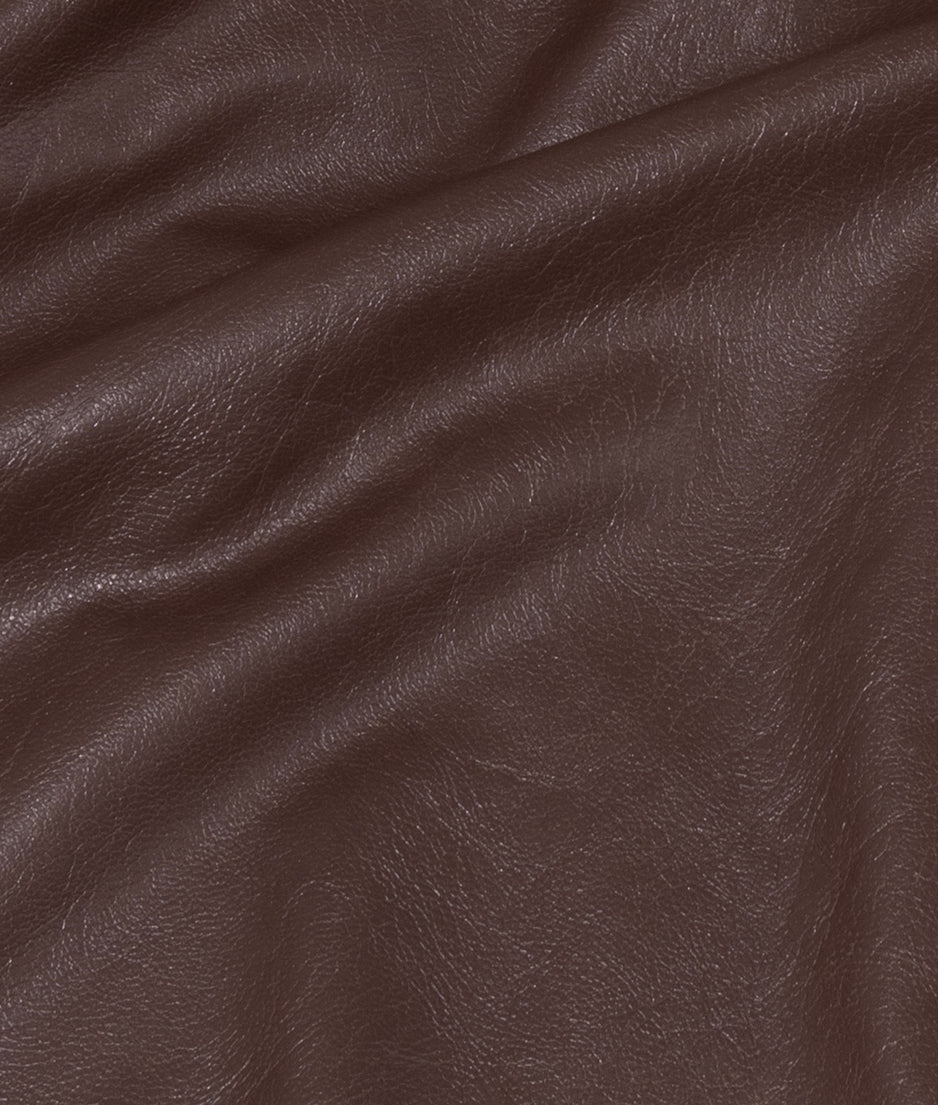 soft PU western pants | deep wine