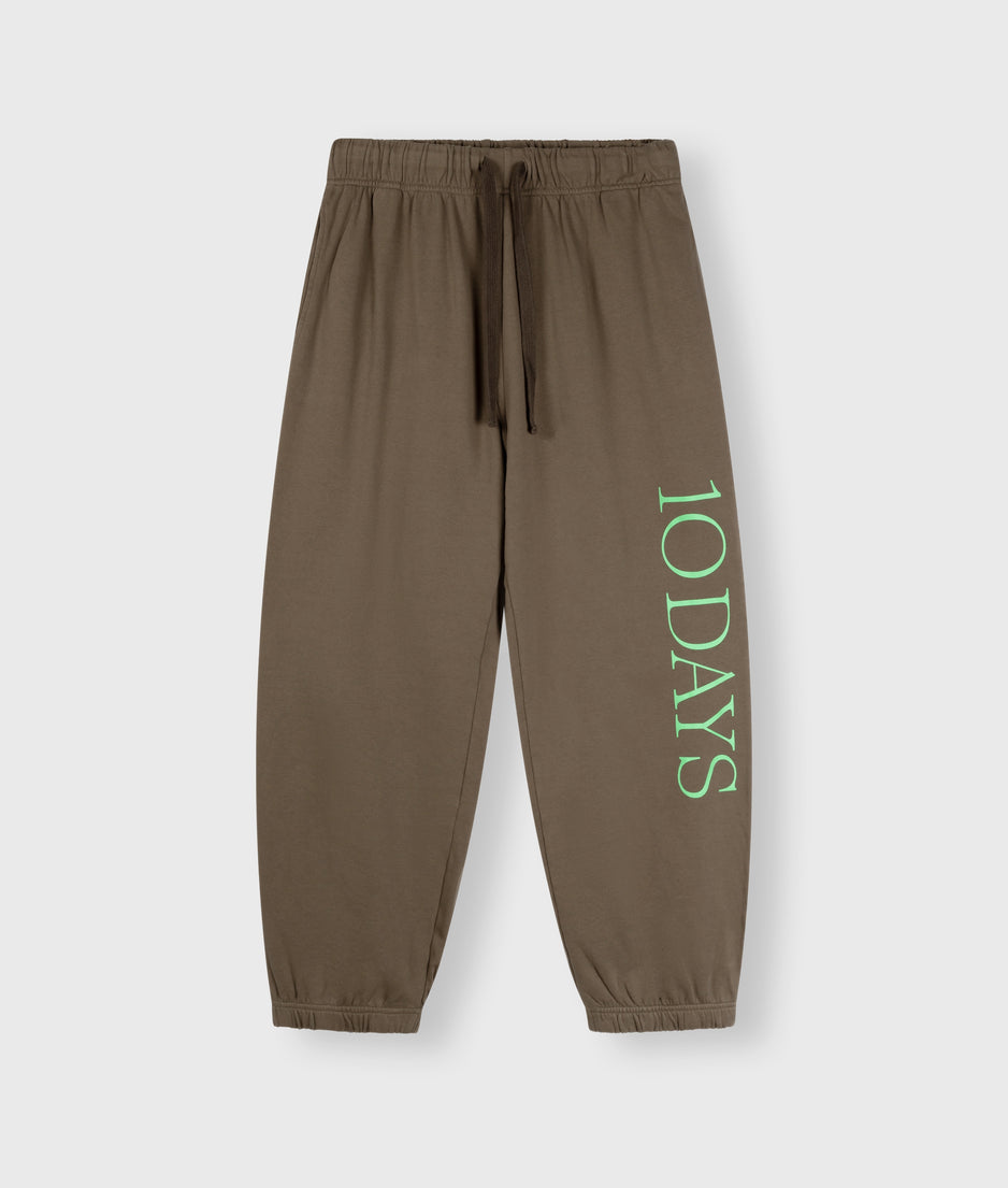 Bar jogger fleece | dark moss