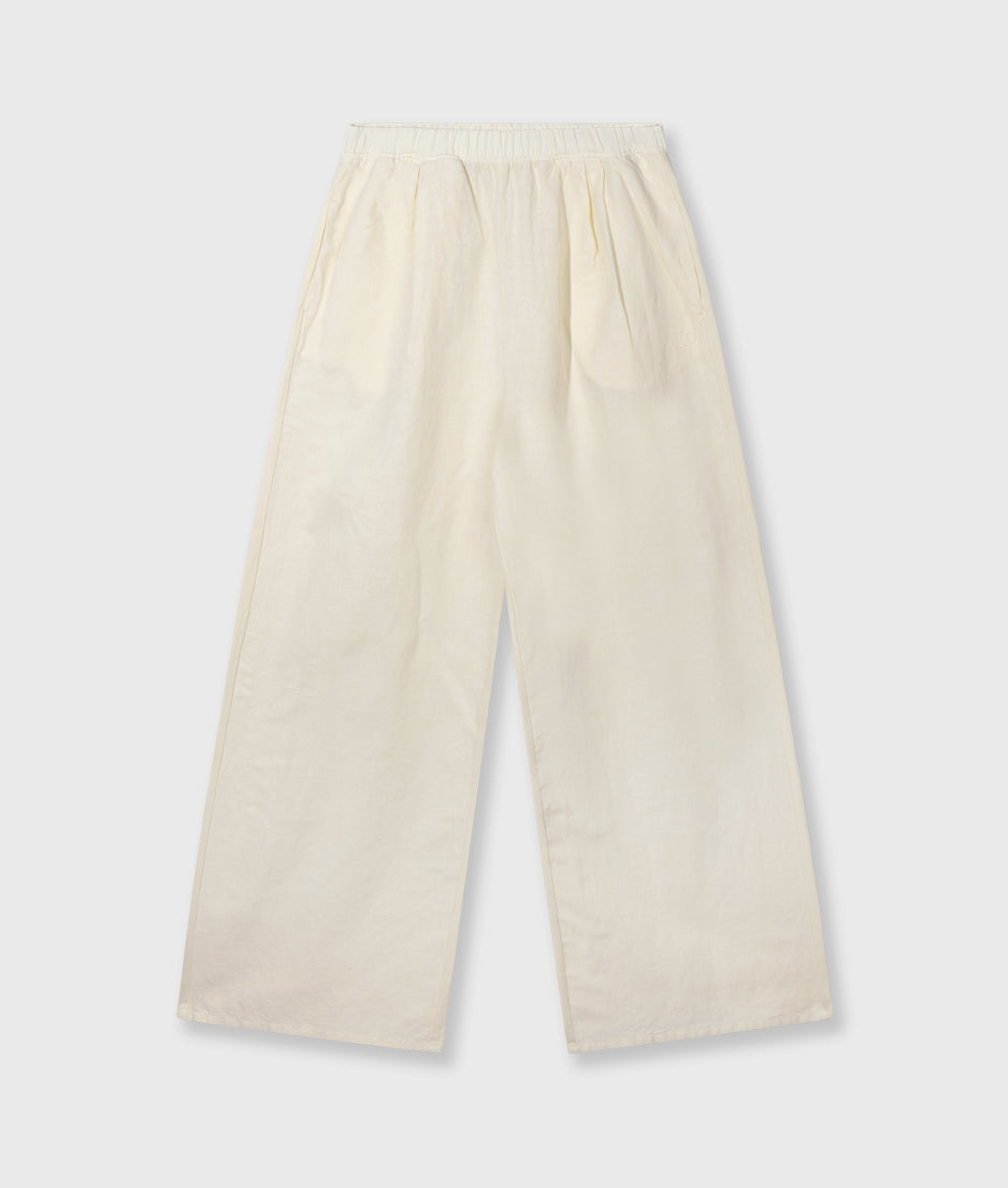 flowy pants linen | soft vanilla