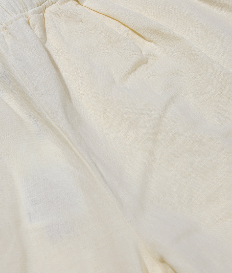 flowy pants linen | soft vanilla