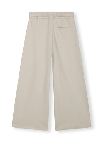 wide leg pants fleece | grey sky
