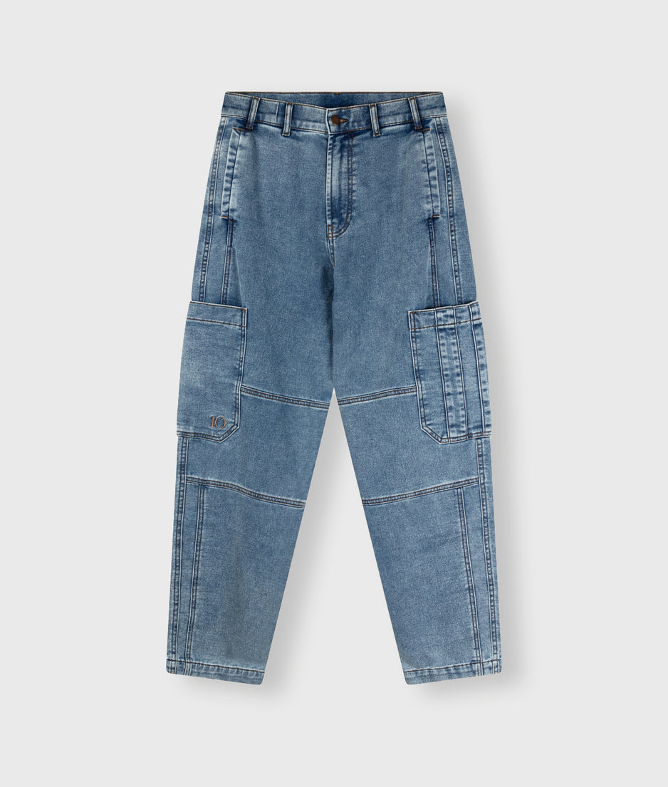 soft denim workwear pants | night sky