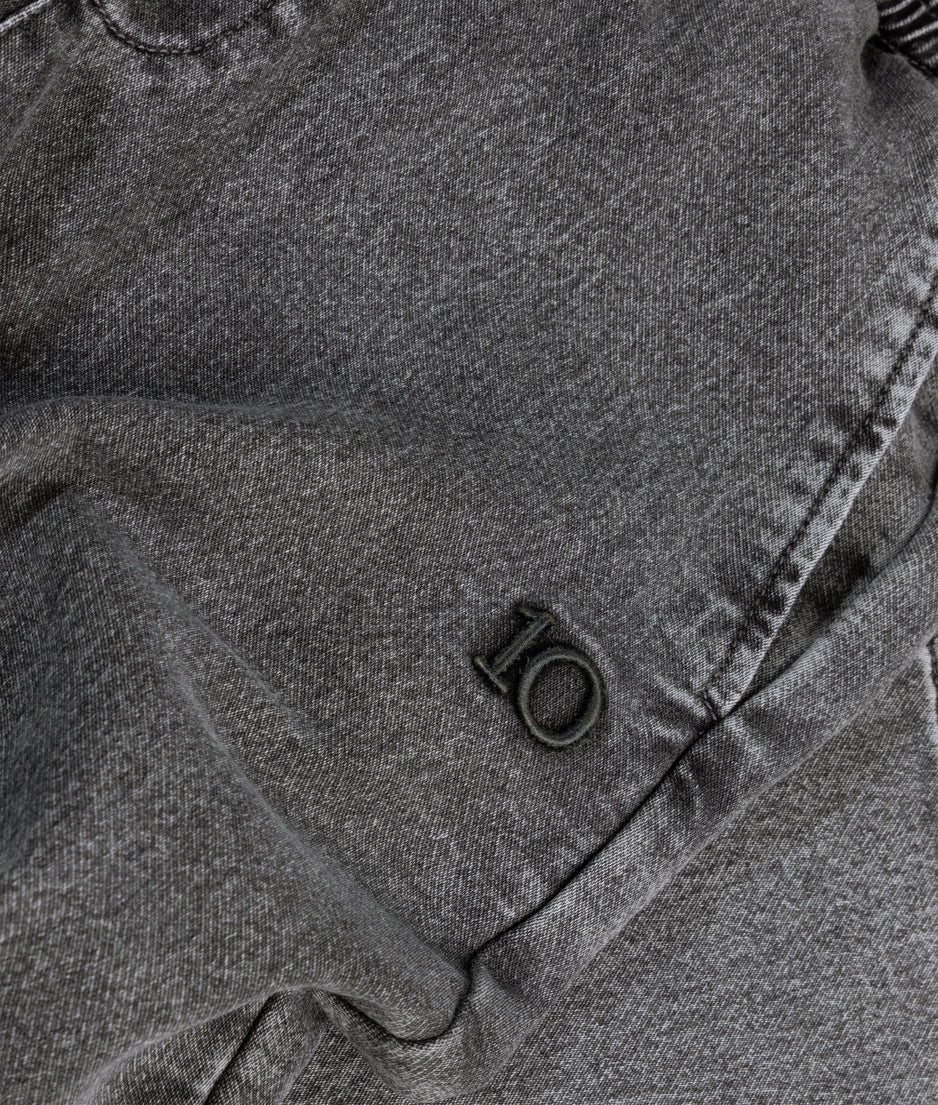 easy broek jog denim | black